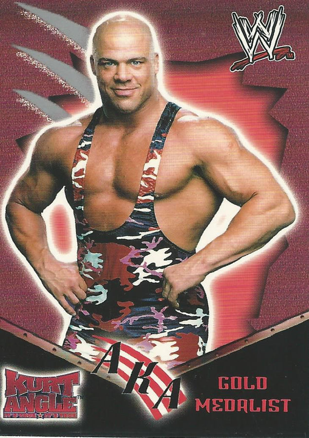 WWE Fleer Royal Rumble 2002 Kurt Angle #86