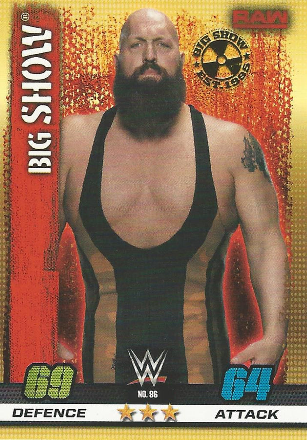 WWE Topps Slam Attax 10th Edition 2017 Big Show #86
