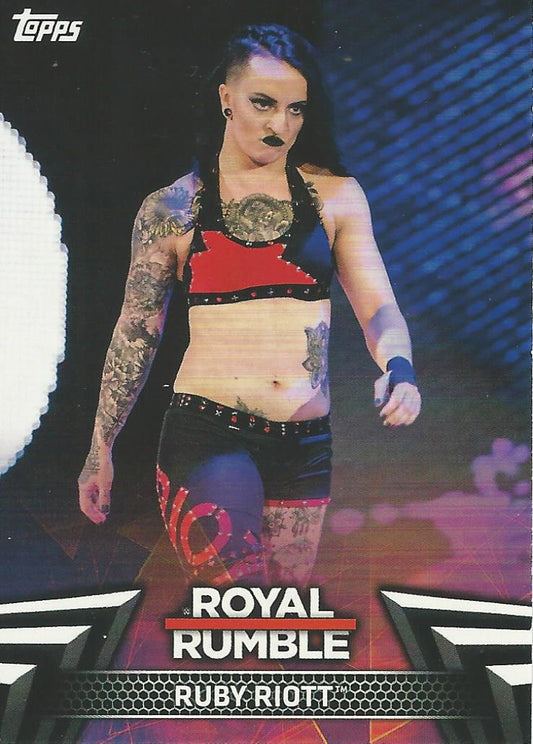 WWE Topps Women Division 2018 Ruby Riott RR-12 trading card PW Catalog