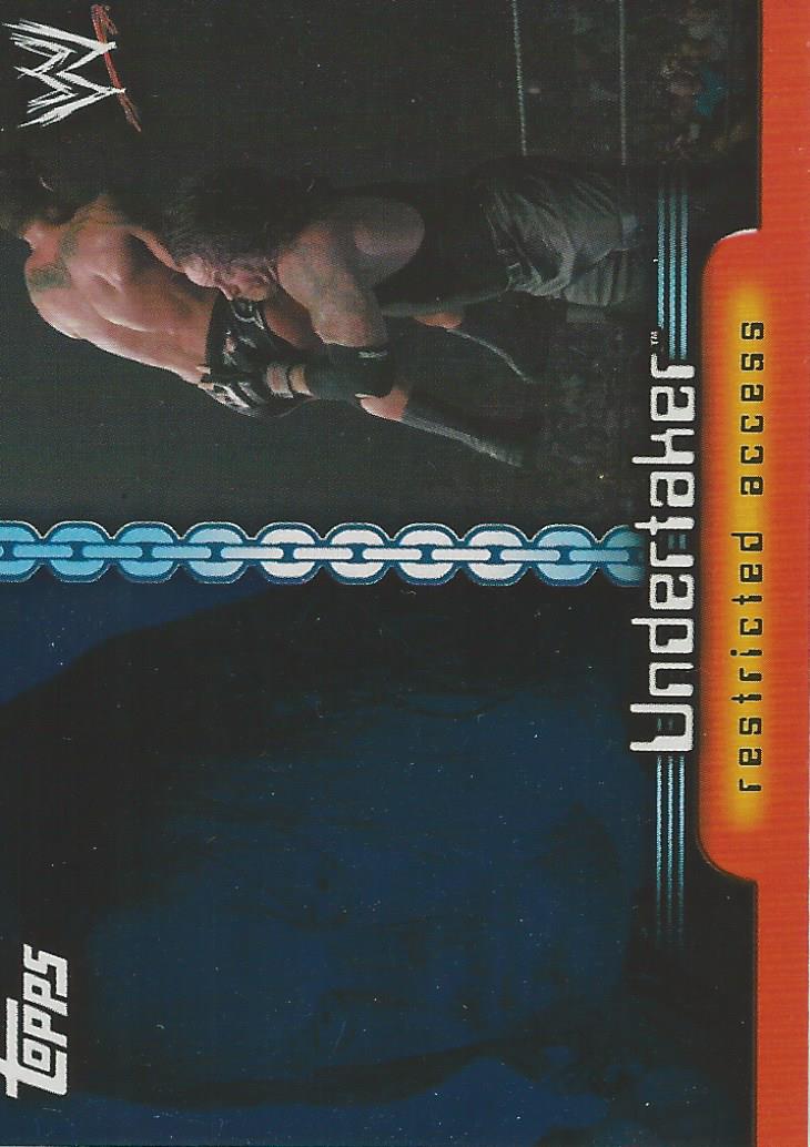 WWE Topps Insider 2006 Undertaker C4 trading card PW Catalog