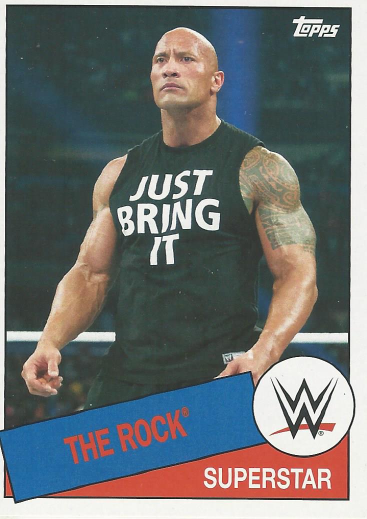 WWE Topps Heritage 2015 The Rock #86