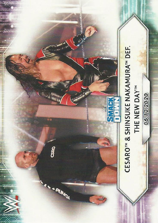 WWE Topps 2021 Shinsuke Nakamura and Cesaro #86