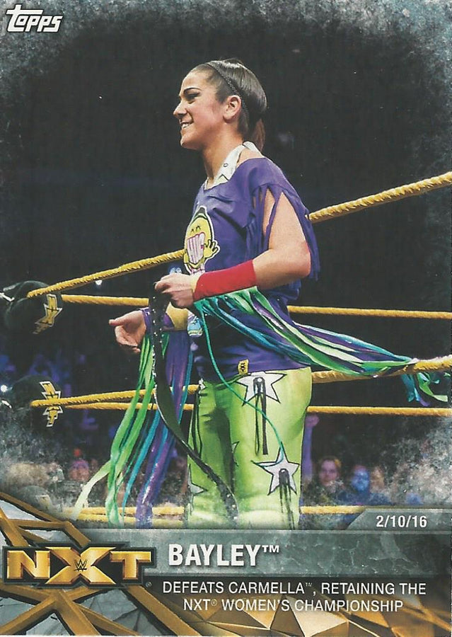 WWE Topps Women Division 2017 Bayley NXT-12 trading card PW Catalog