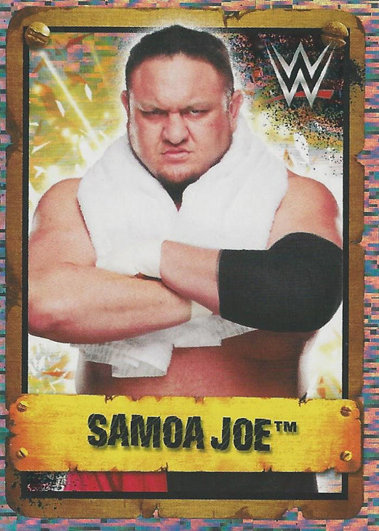 WWE Topps Stickers 2017 Samoa Joe Foil #86