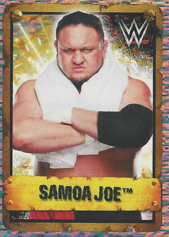 WWE Topps Stickers 2017 Samoa Joe Foil #86