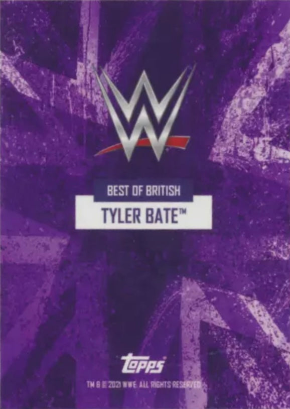 Tyler Bate trading card PW Catalog