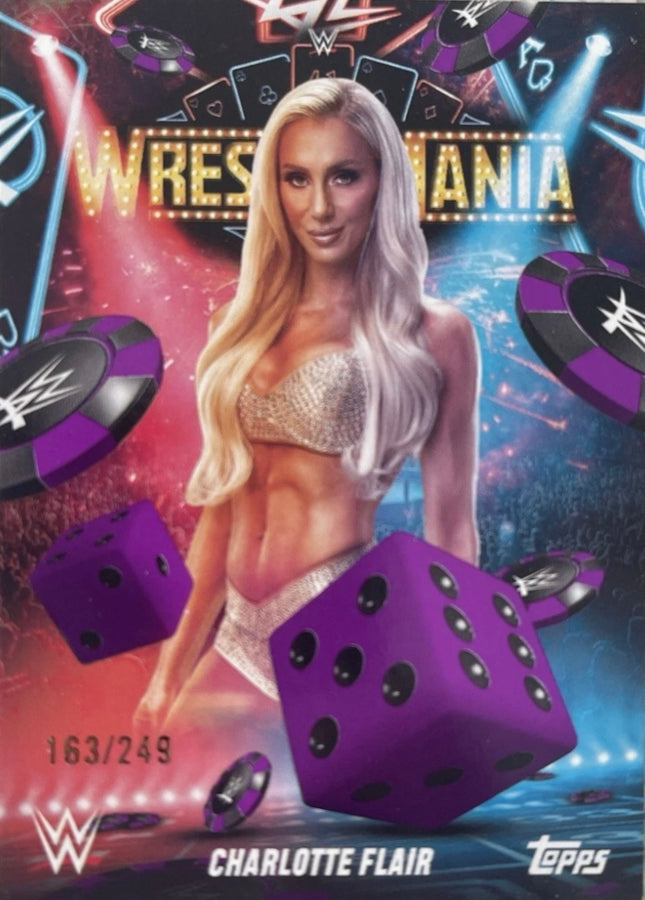 Charlotte Flair trading card PW Catalog
