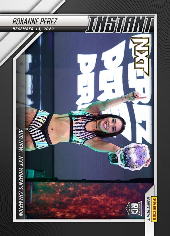 Roxanne Perez – and NEW… NXT Women’s Champion trading card PW Catalog