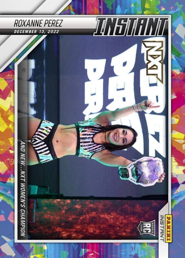 Roxanne Perez – and NEW… NXT Women’s Champion trading card PW Catalog