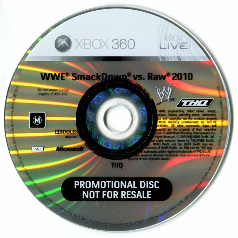 WWE SmackDown vs. Raw 2010 [Xbox 360] PWcatalog