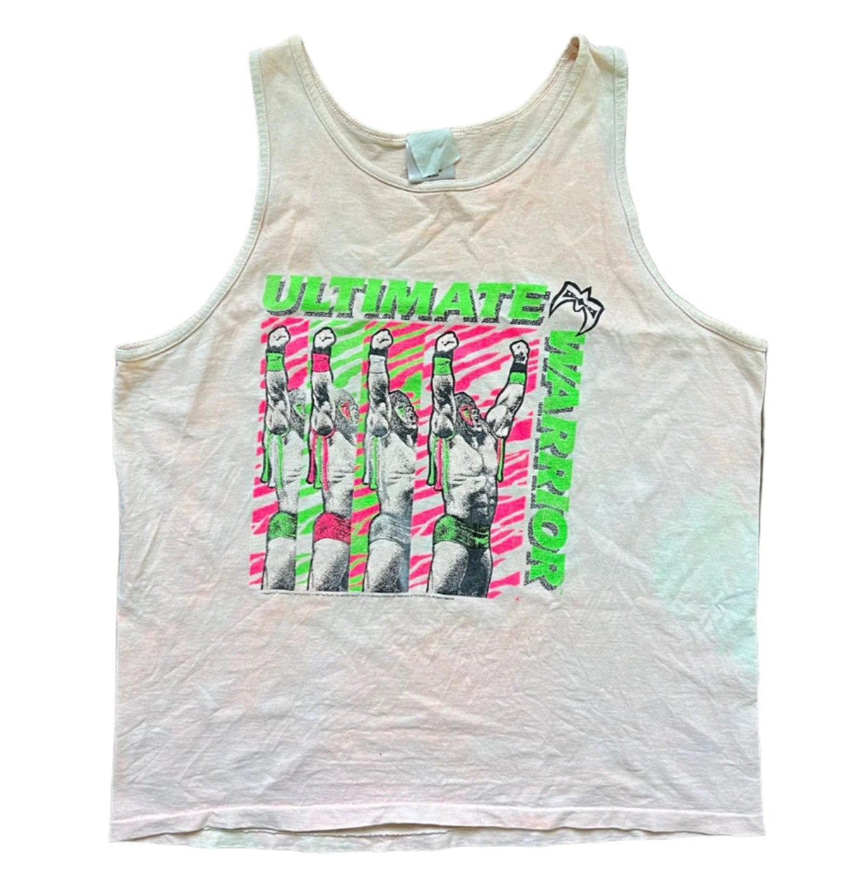 1990 WWF Ultimate Warrior T-Shirt Pwcatalog