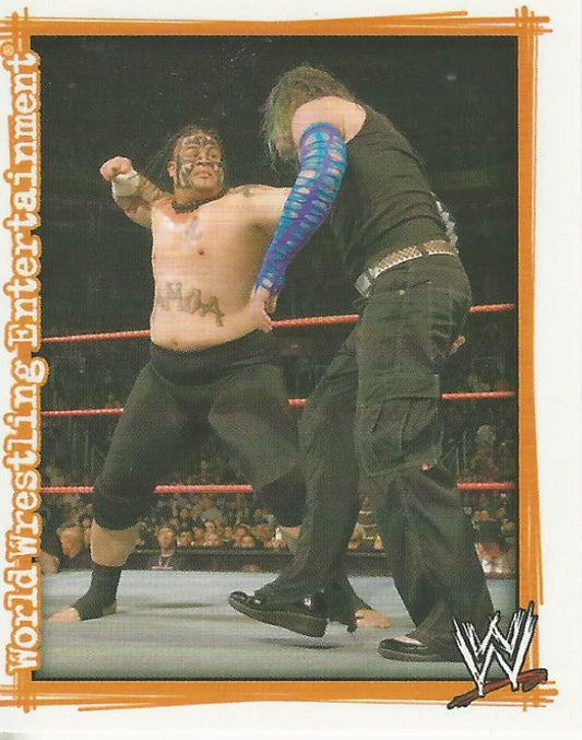 WWE Topps Superstars Uncovered 2007 Sticker Umaga #87