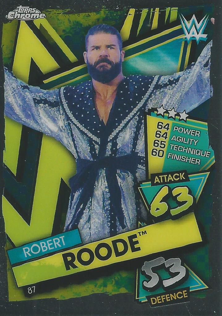 WWE Topps Slam Attax Chrome 2021 Robert Roode #87