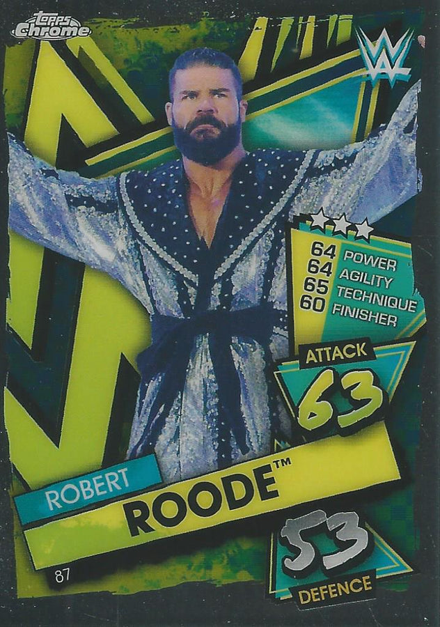 WWE Topps Slam Attax Chrome 2021 Robert Roode #87
