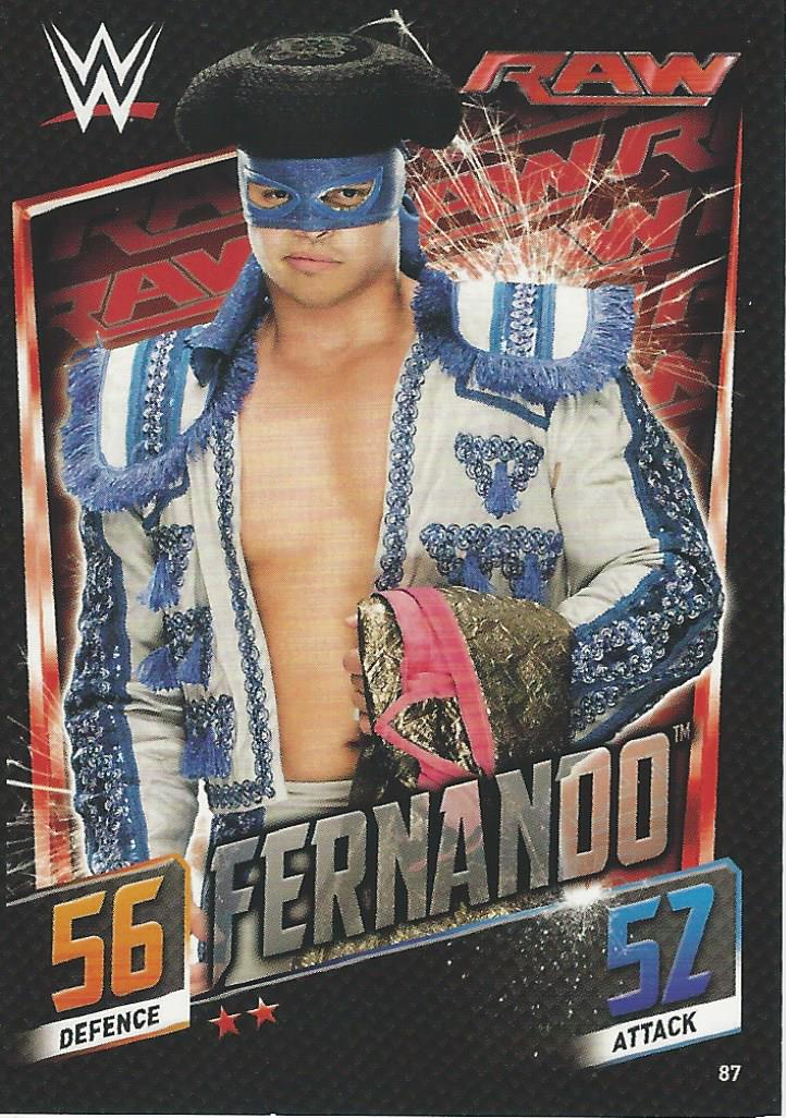 WWE Topps Slam Attax 2015 Then Now Forever Fernando #87