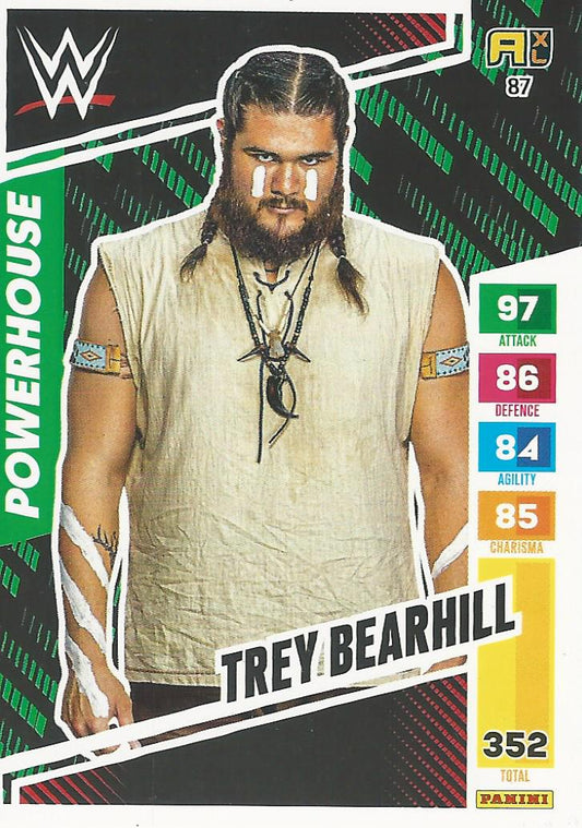 WWE Panini XL Adrenalyn 2024 Trey Bearhill #87 Rookie