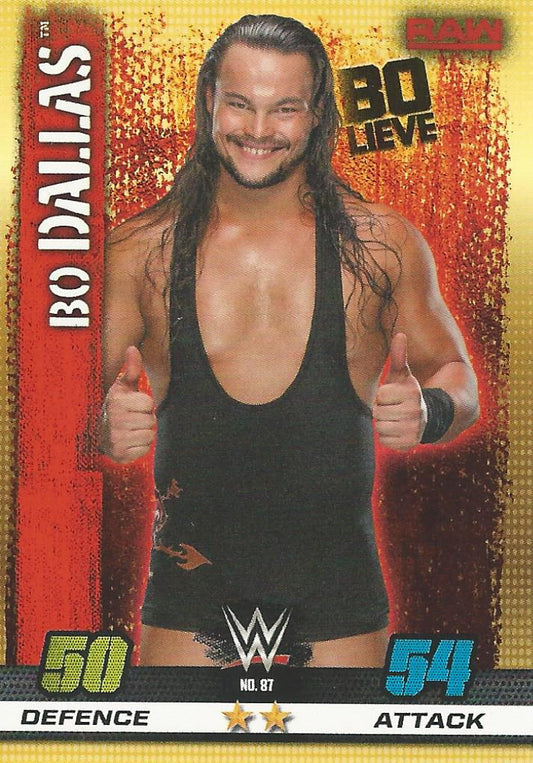 WWE Topps Slam Attax 10th Edition 2017 Bo Dallas #87