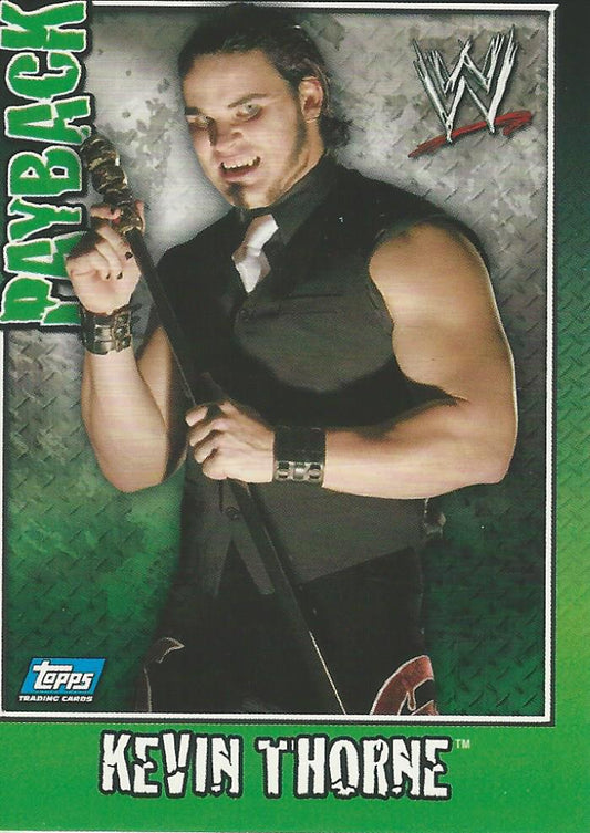 WWE Topps Payback 2006 Kevin Thorne #87
