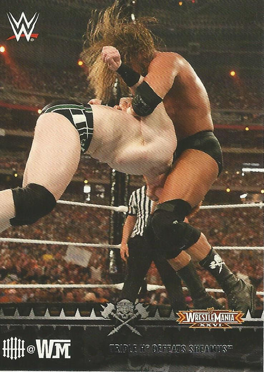 WWE Topps Road to Wrestlemania 2015 Triple H 7 of 10 trading card PW Catalog