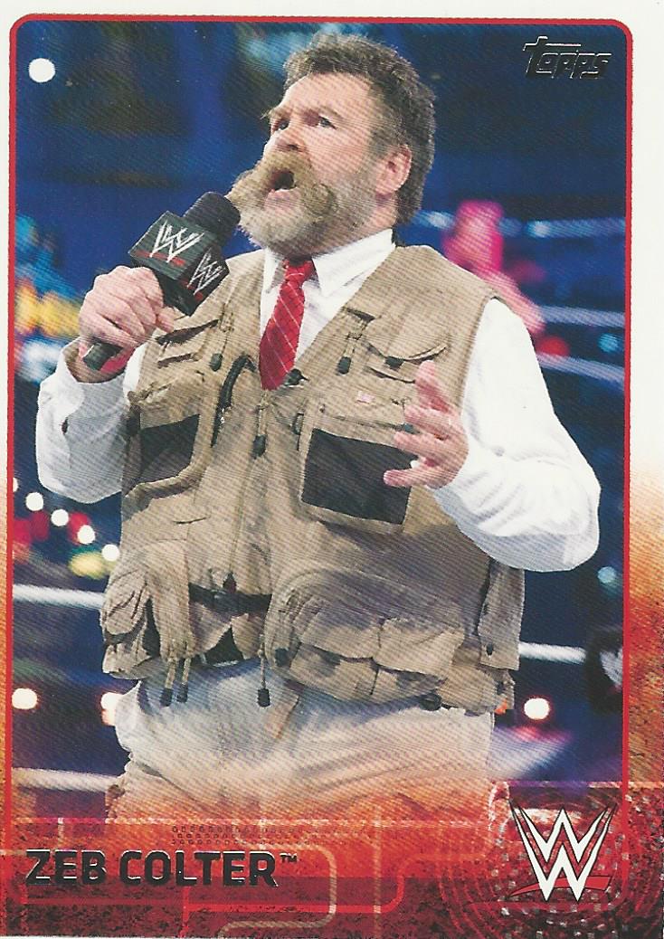 WWE Topps 2015 Zeb Colter #87