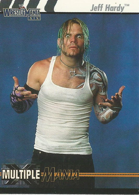 WWE Fleer Wrestlemania XIX 2003 Jeff Hardy #87