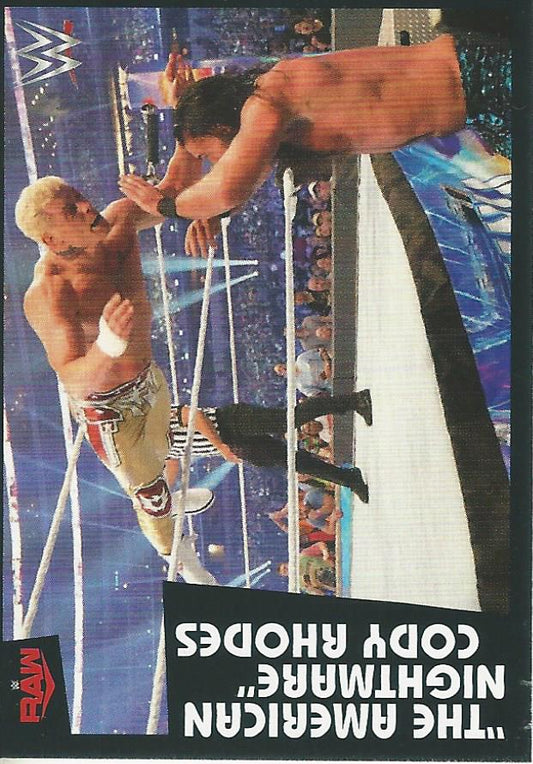 WWE Panini 2022 Sticker Collection Cody Rhodes #87