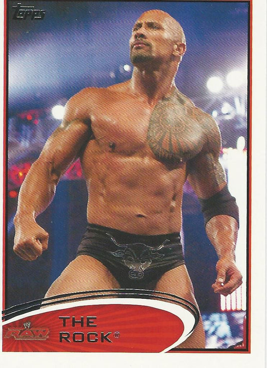 WWE Topps 2012 The Rock #87