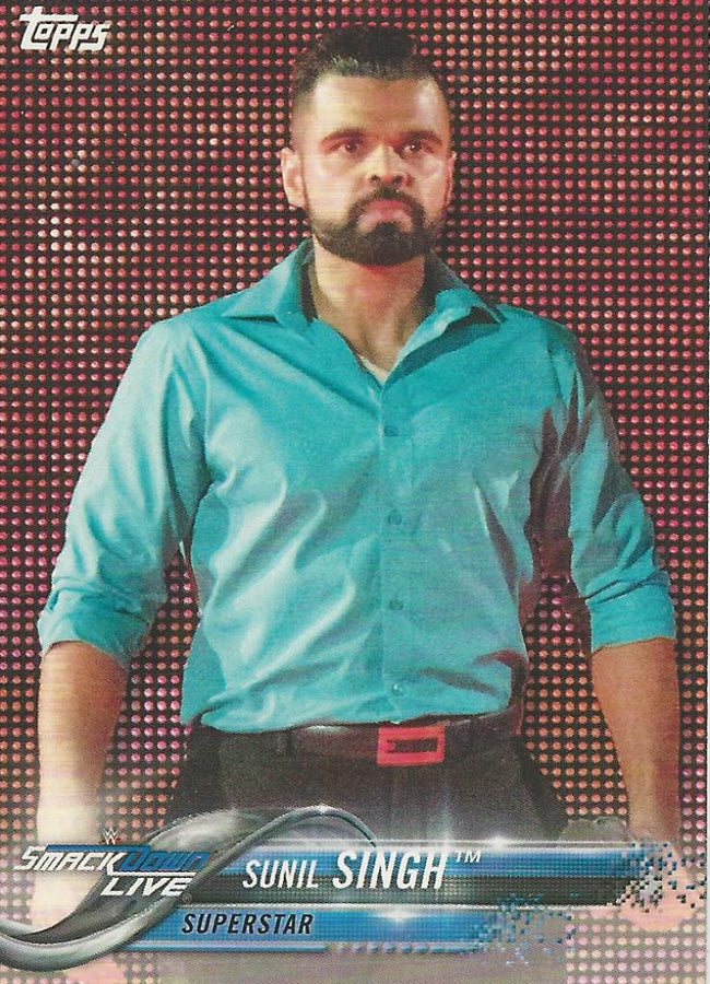 WWE Topps 2018 Sunil Singh #87
