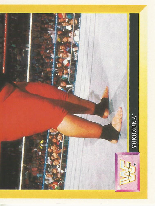 WWF Merlin Sticker 1994 Yokozuna #87