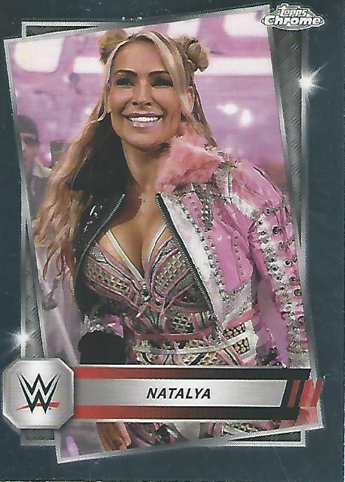 WWE Topps Chrome 2025 Trading Cards Natalya No.87 PW Catalog