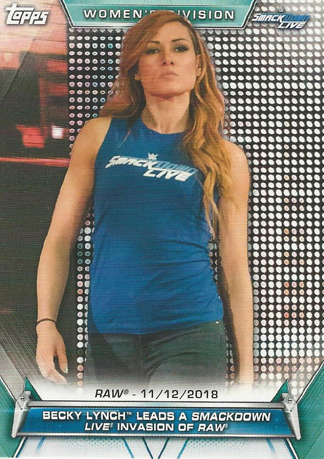 WWE Topps Women Division 2019 Becky Lynch #87