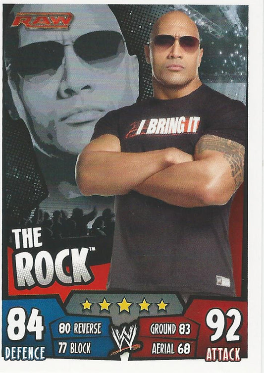 WWE Topps Slam Attax Rumble 2011 The Rock #87