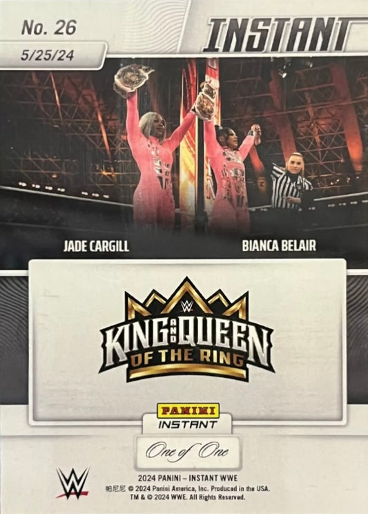 Jade Cargill / Bianca Belair – Jade Cargill and Bianca Belair Retain the Women’s TAG Team Championship trading card PW Catalog