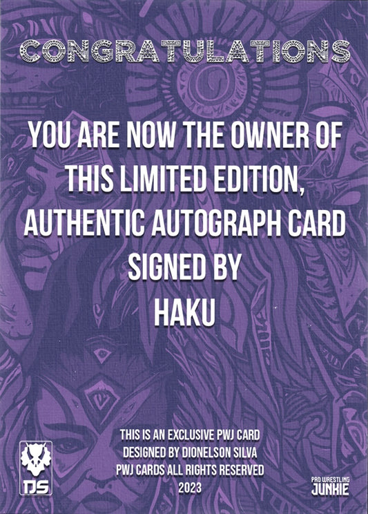 Haku trading card PW Catalog