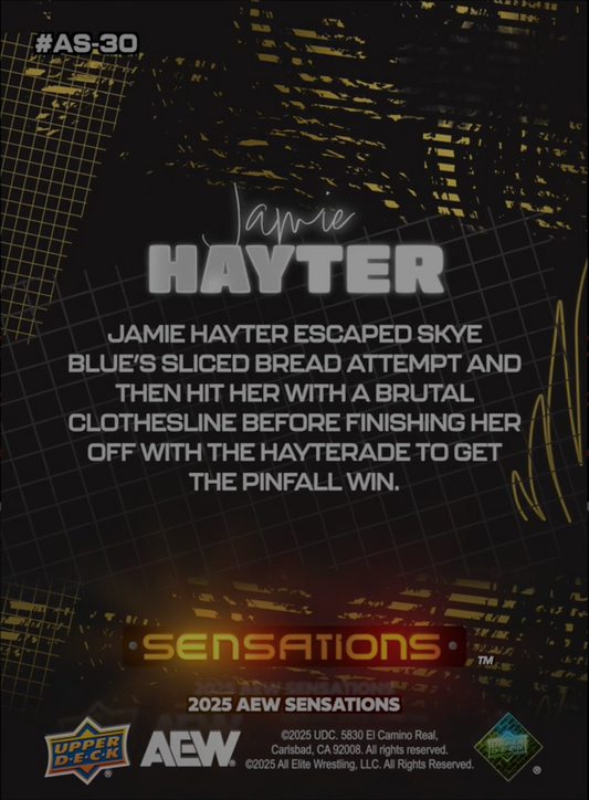 10/15/25 – Jamie Hayter – Jamie Hayter Defeats Skye Blue AY Dynamite