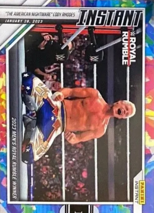 “The American Nightmare” Cody Rhodes – 2023 Men’s Royal Rumble Winner trading card PW Catalog