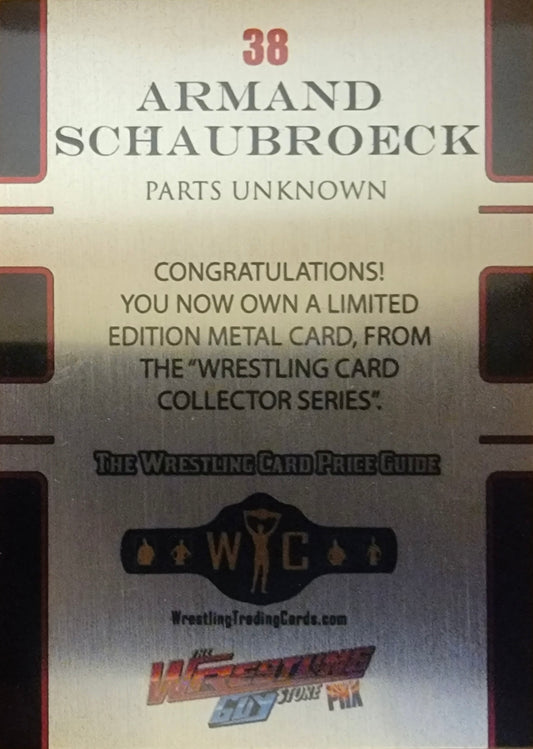 Armand Schaubroeck trading card PW Catalog