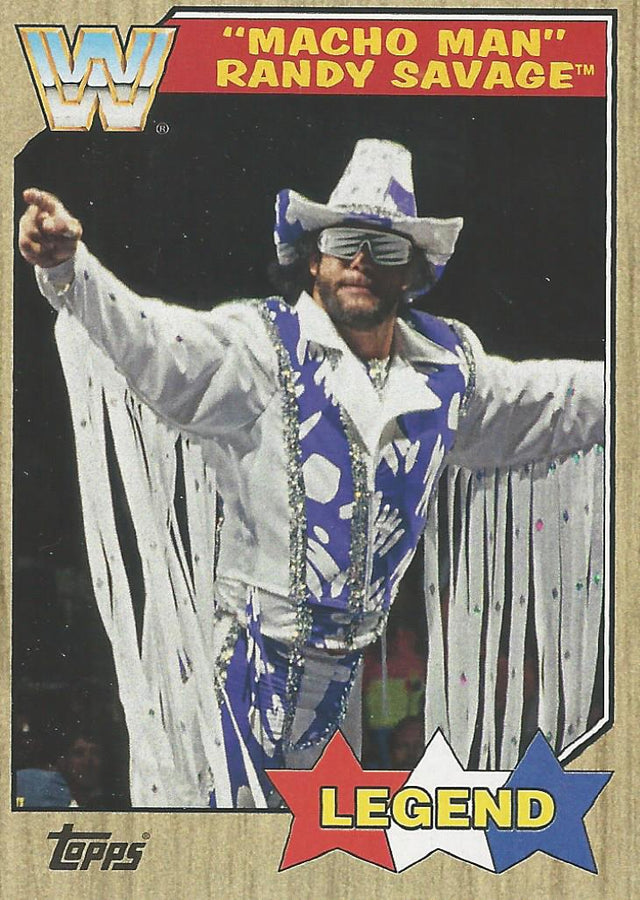 WWE Topps Heritage 2017 Macho Man Randy Savage #84