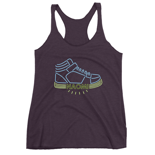 Naomi "Pump It Up" Women's Racerback Tank Top Tank Top PW Catalog