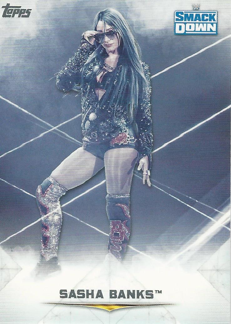 WWE Topps Undisputed 2020 Sasha Banks #47