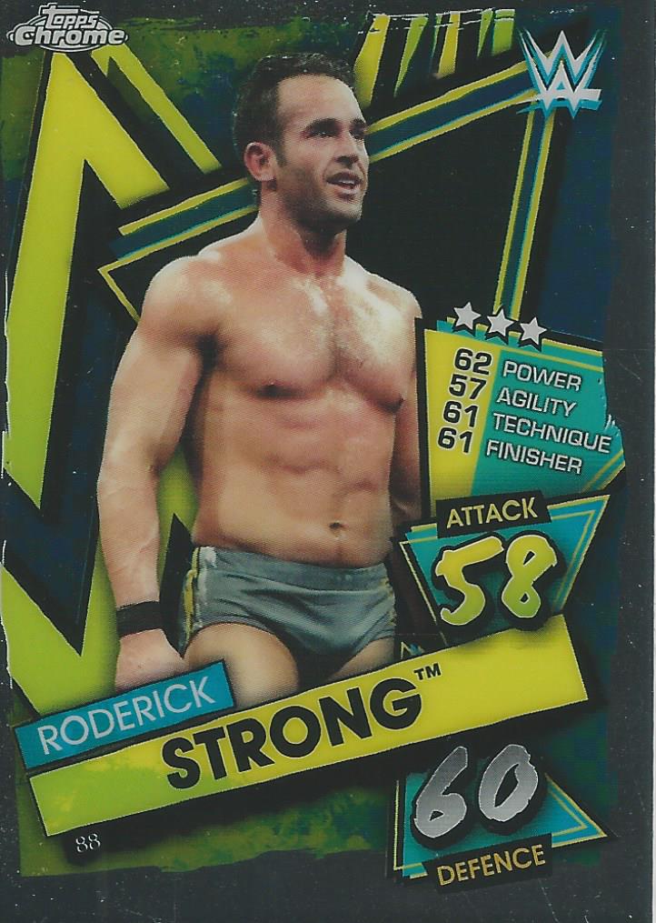 WWE Topps Slam Attax Chrome 2021 Roderick Strong #88