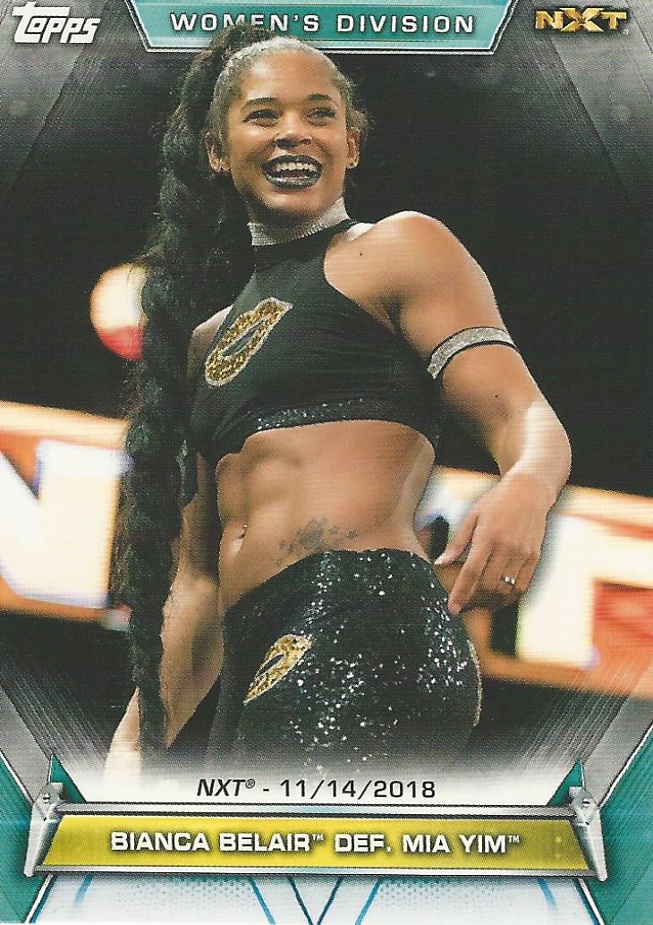 WWE Topps Women Division 2019 Bianca Belair #88