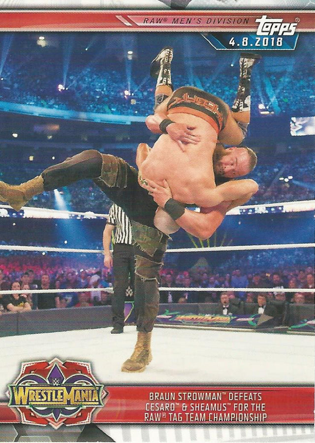 WWE Topps Champions 2019 Braun Strowman #38