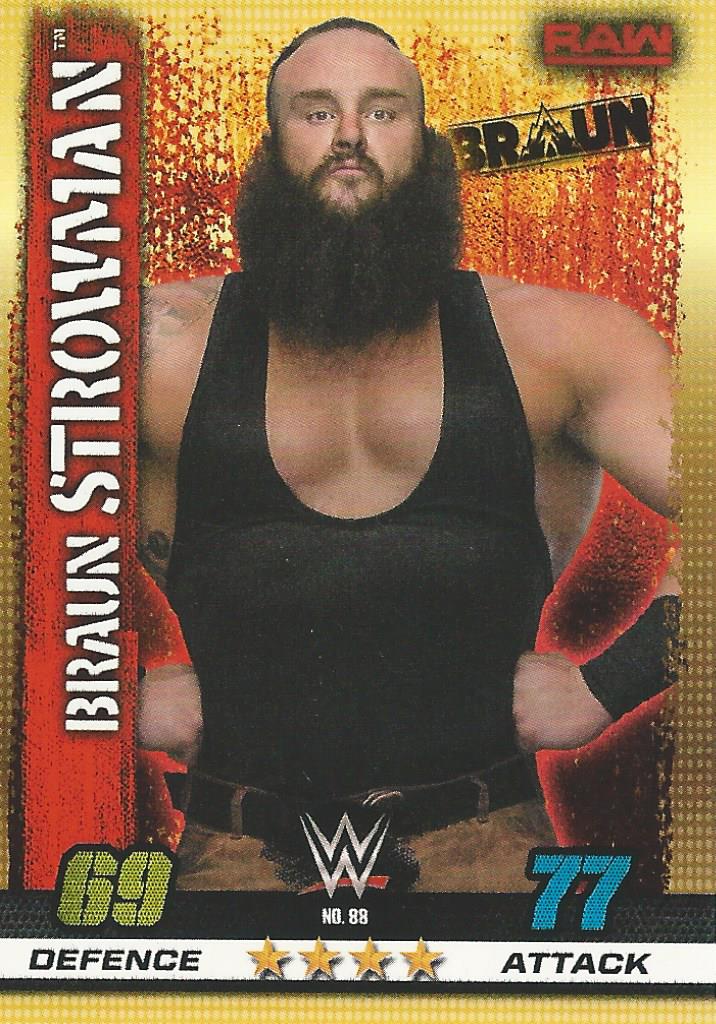 WWE Topps Slam Attax 10th Edition 2017 Braun Strowman #88