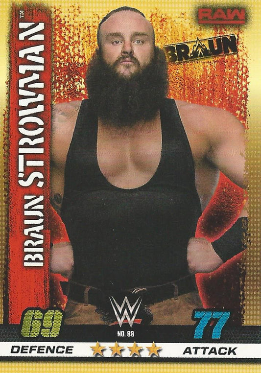 WWE Topps Slam Attax 10th Edition 2017 Braun Strowman #88