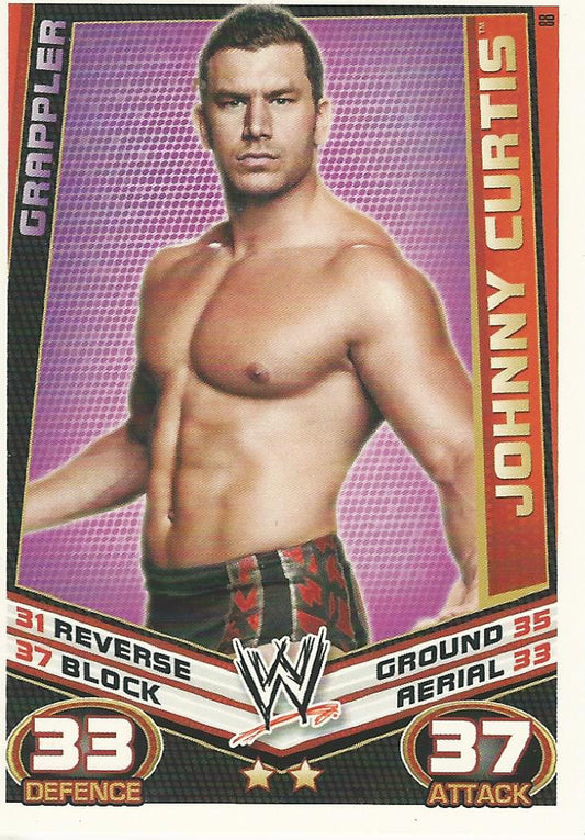 WWE Topps Slam Attax Rebellion 2012 Johnny Curtis #88
