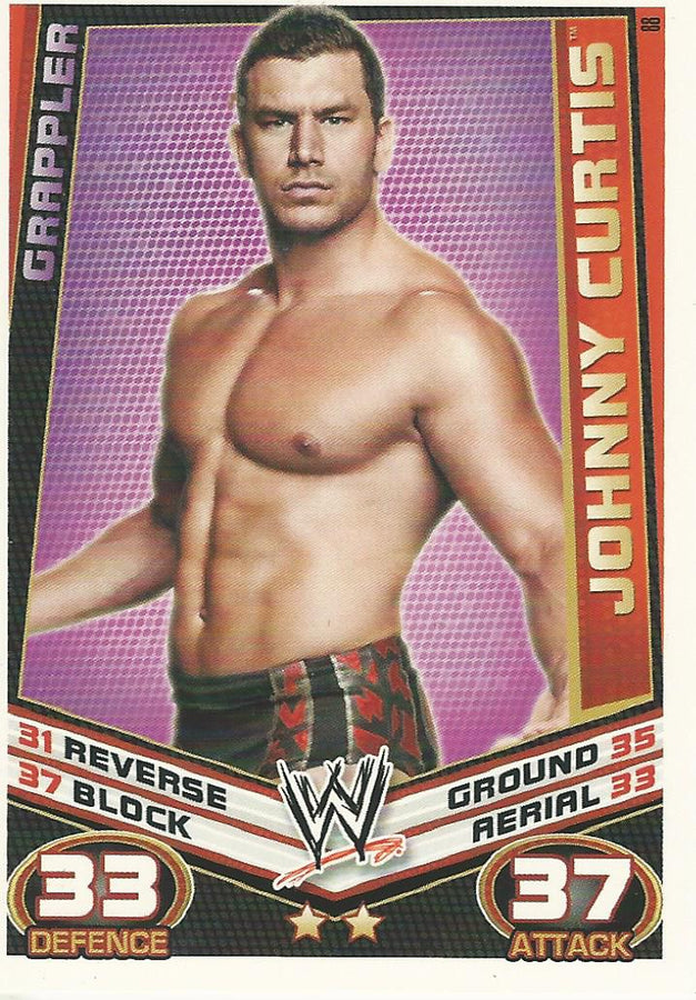 WWE Topps Slam Attax Rebellion 2012 Johnny Curtis #88