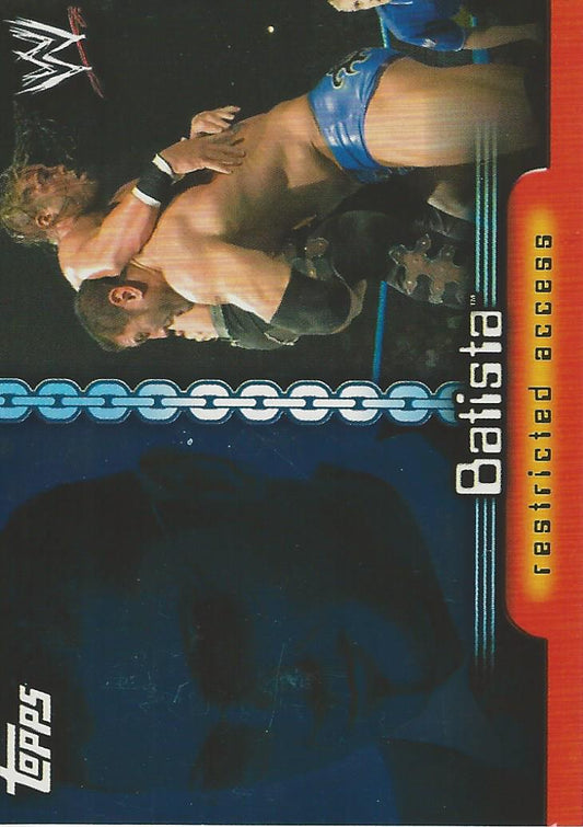WWE Topps Insider 2006 Batista C6 trading card PW Catalog