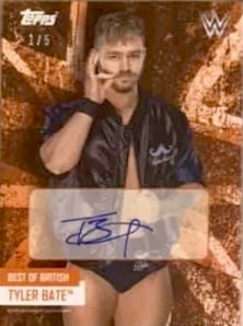 Tyler Bate trading card PW Catalog
