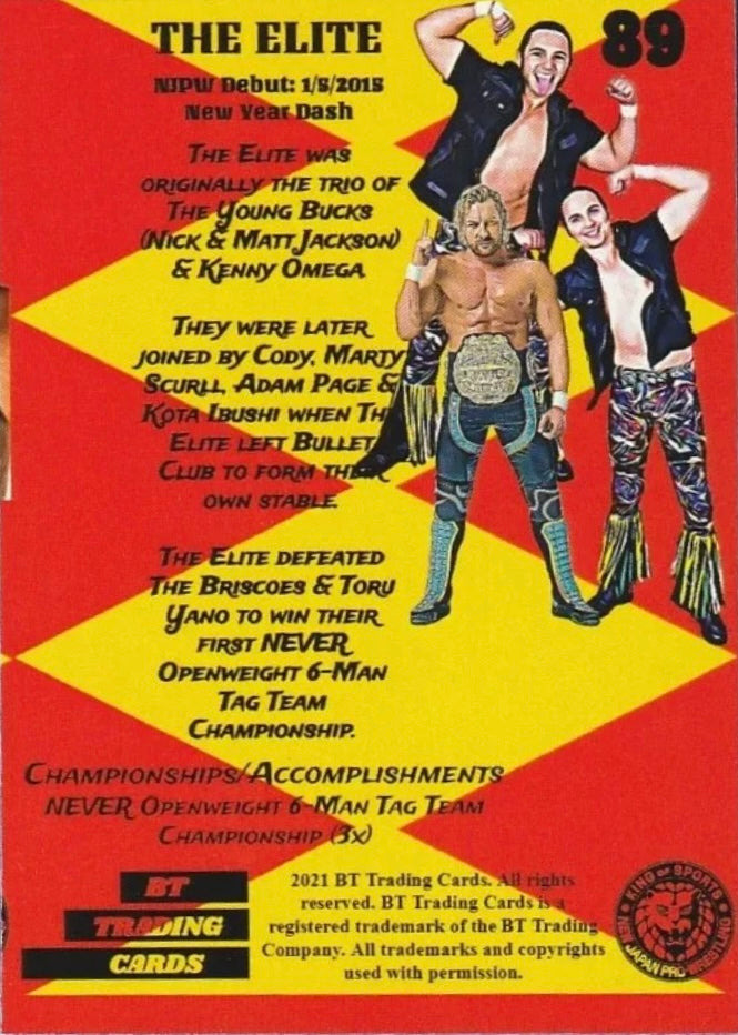 The Elite trading card PW Catalog